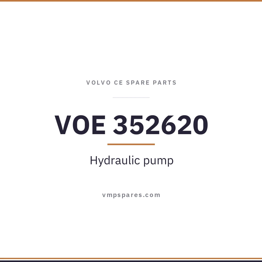 VOE 352620 – Hydraulic pump