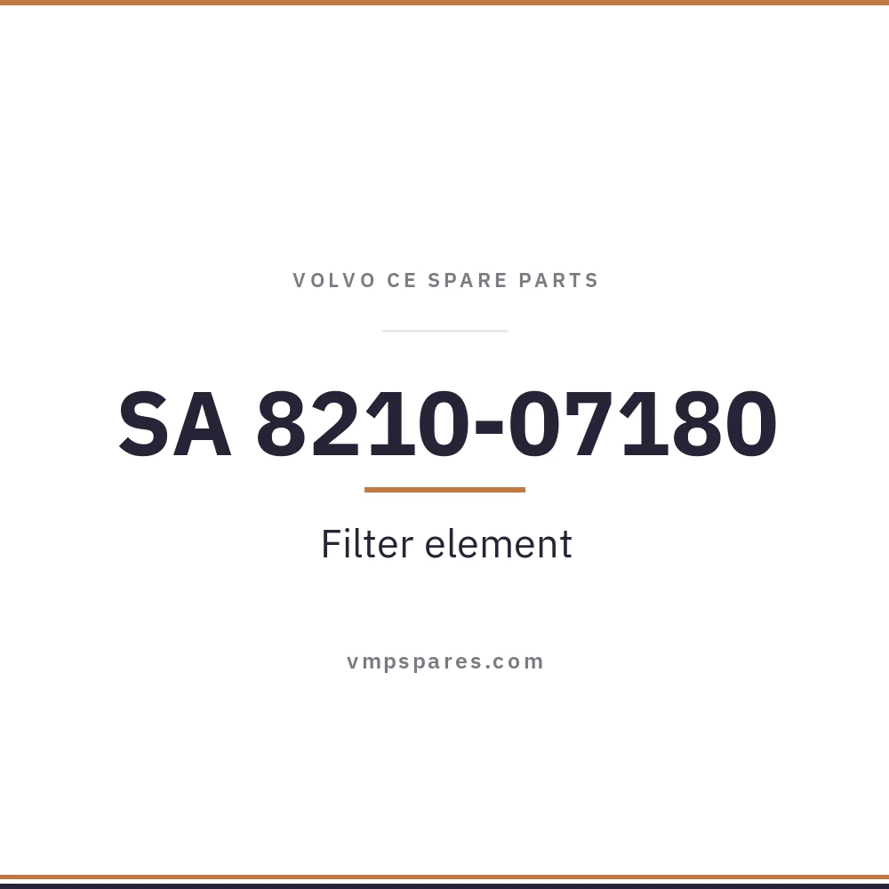 SA 8210-07180 – Filter element
