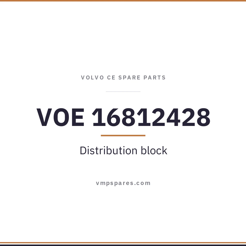 VOE 16812428 – Distribution block