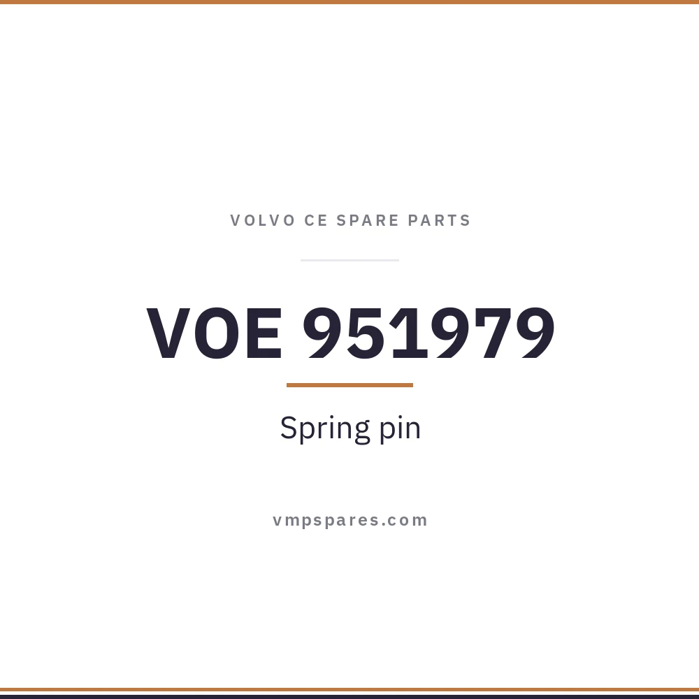 VOE 951979 – Spring pin