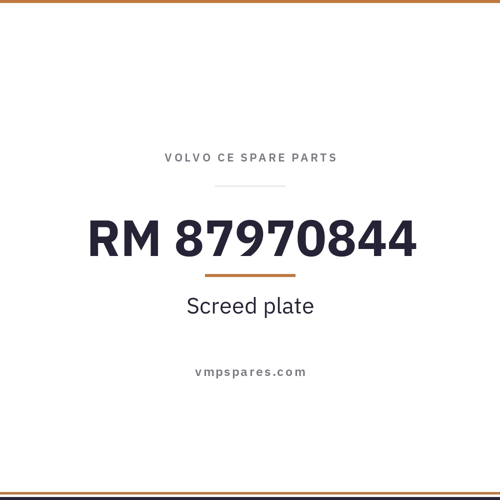 RM 87970844 – Screed plate