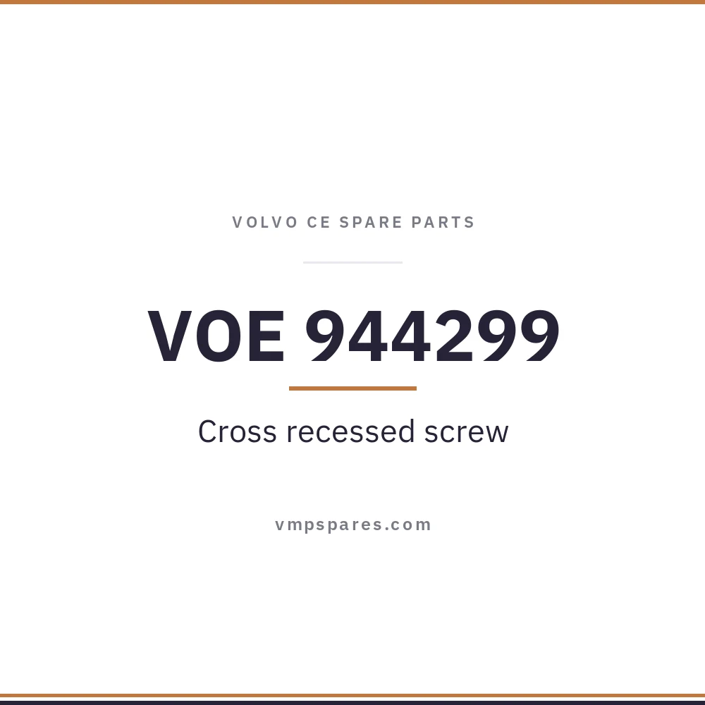 VOE 944299 – Cross recessed screw