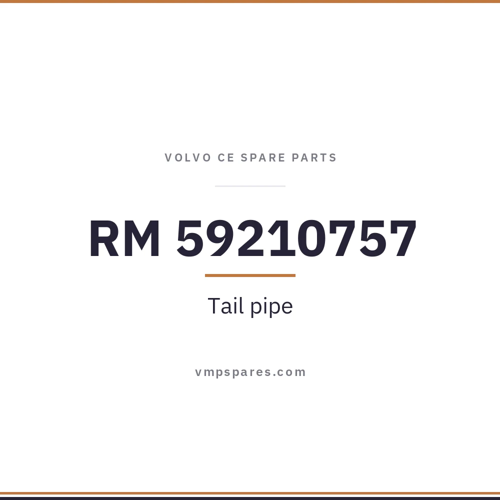 RM 59210757 – Tail pipe