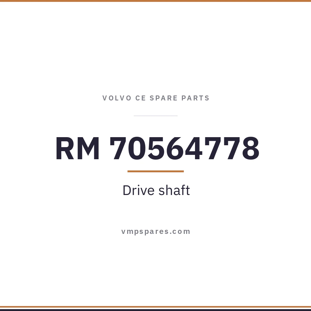 RM 70564778 – Drive shaft