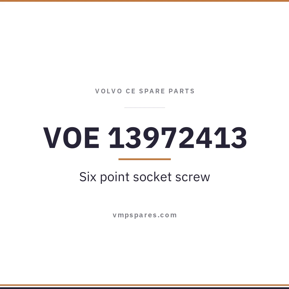 VOE 13972413 – Six point socket screw