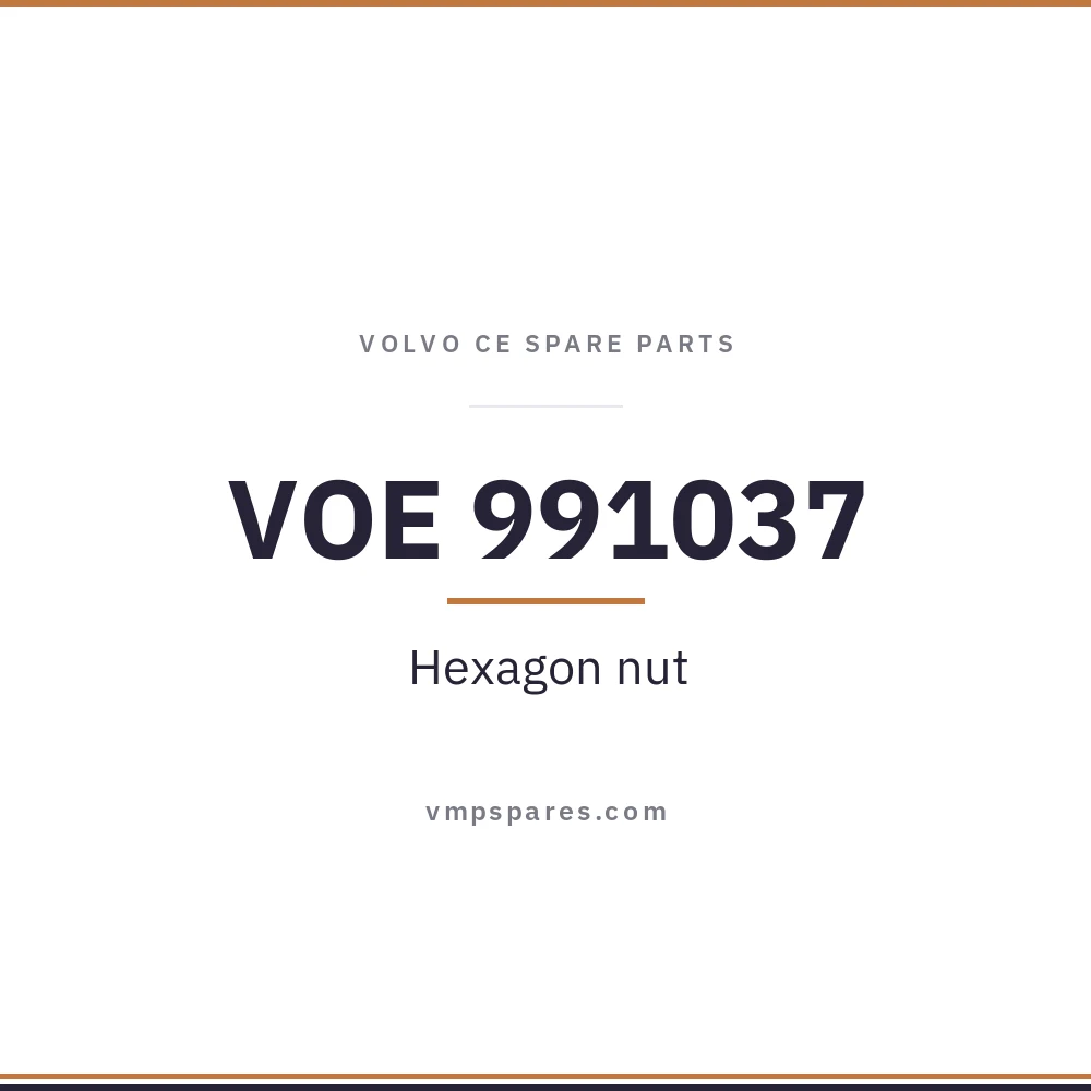 VOE 991037 – Hexagon nut