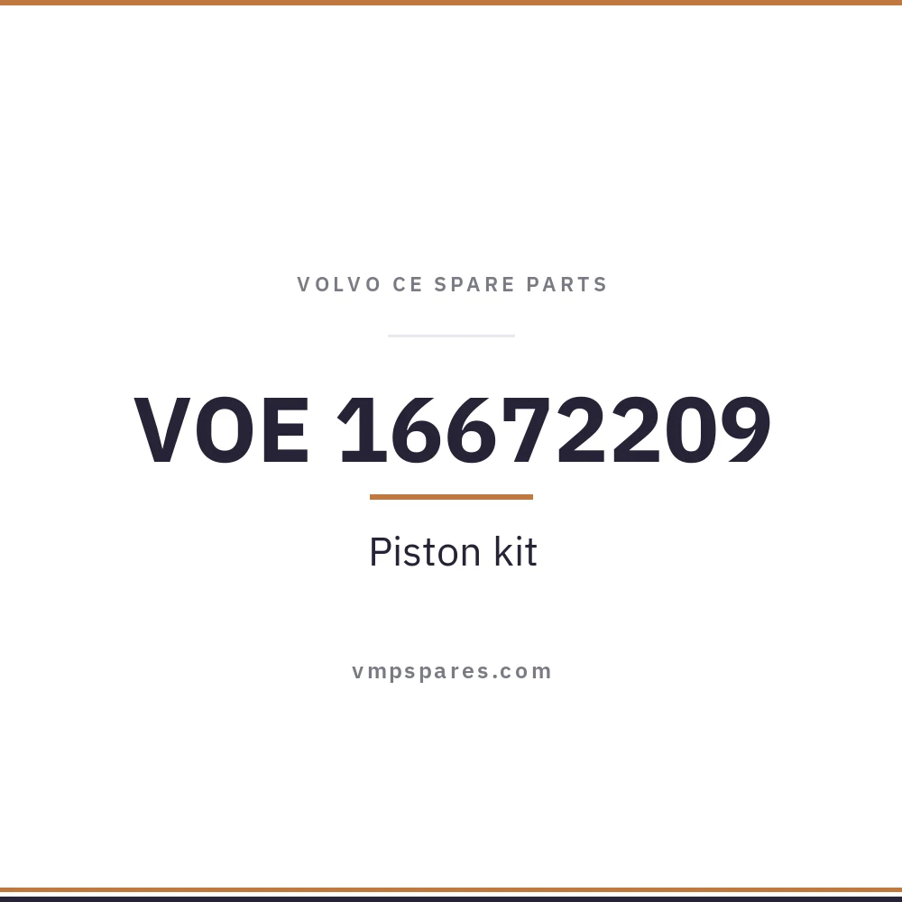 VOE 16672209 – Piston kit