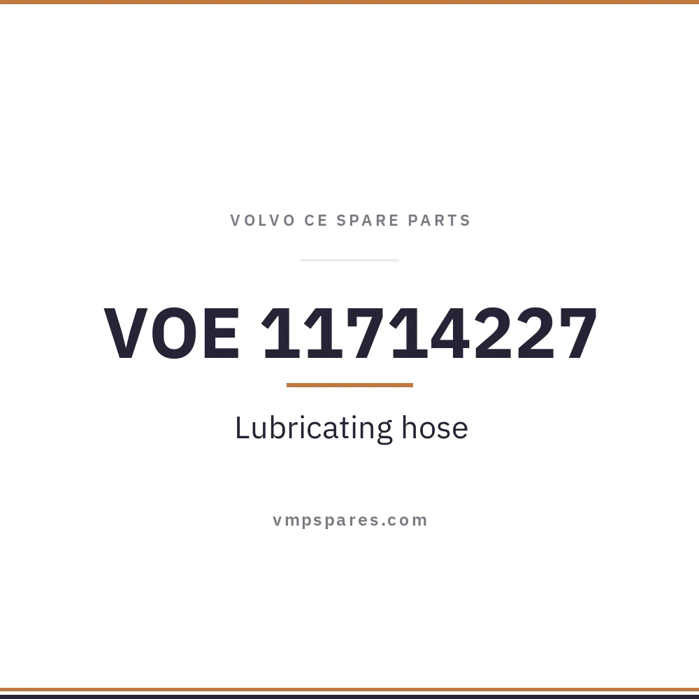 VOE 11714227 – Lubricating hose