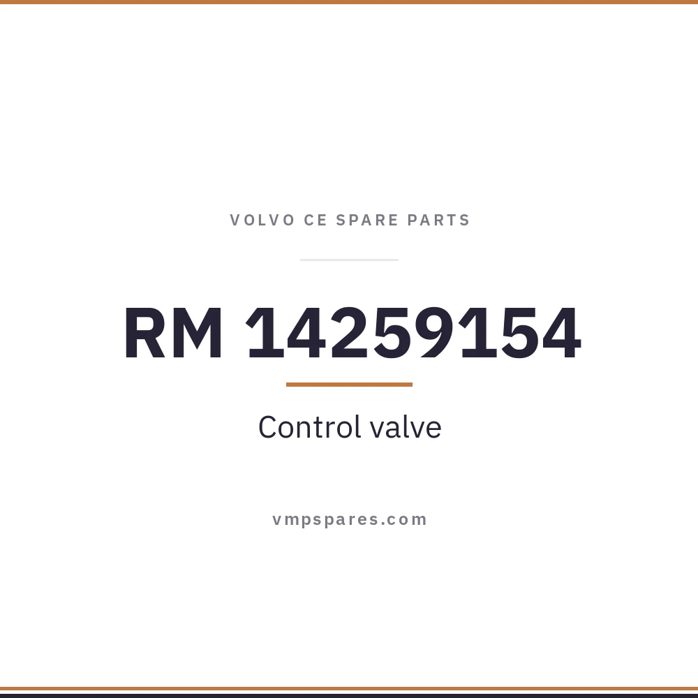 RM 14259154 – Control valve