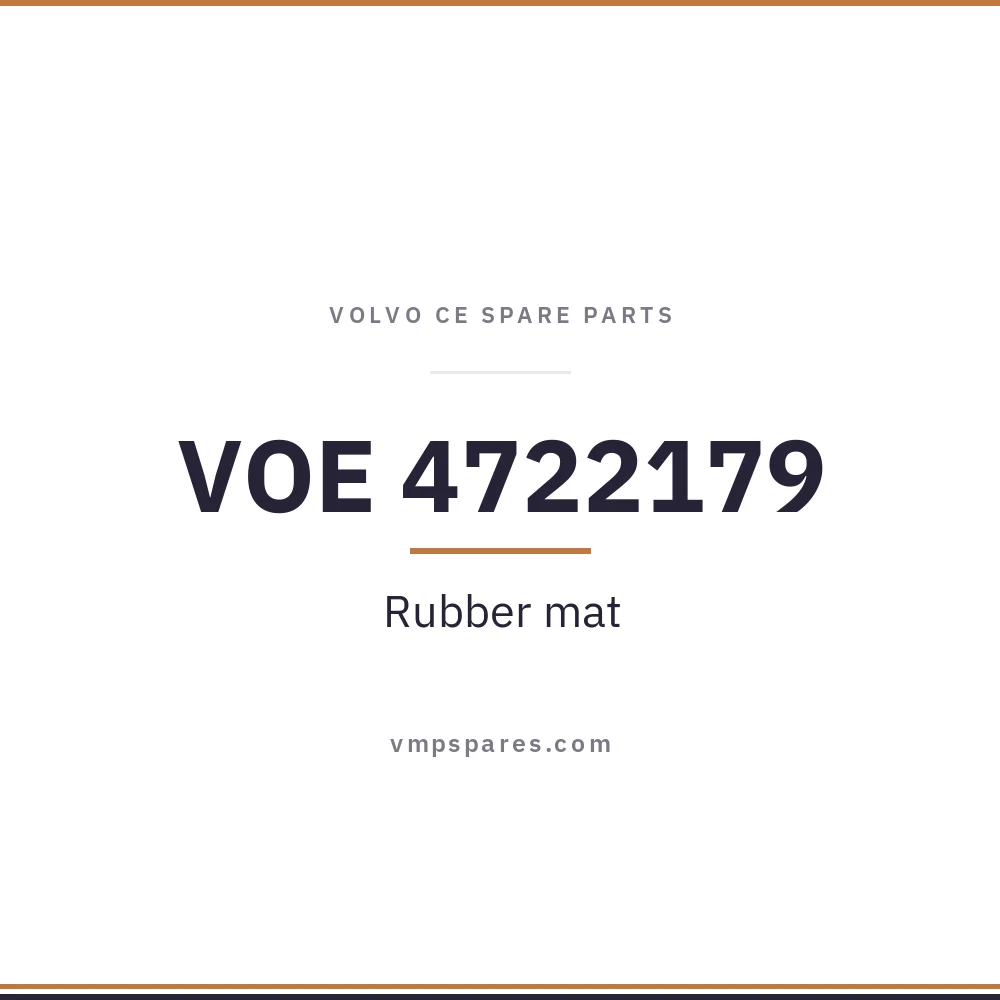 VOE 4722179 – Rubber mat