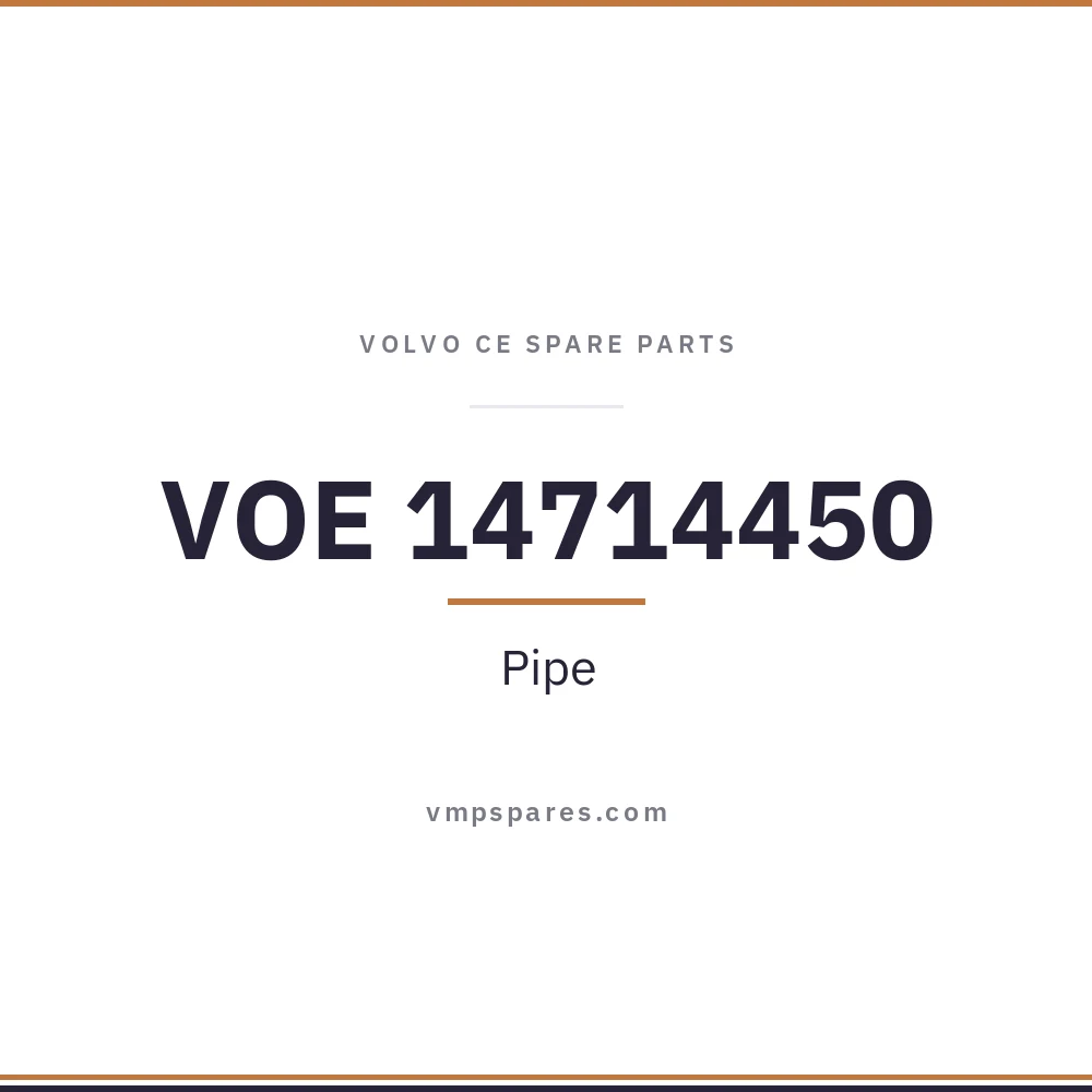 VOE 14714450 – Pipe