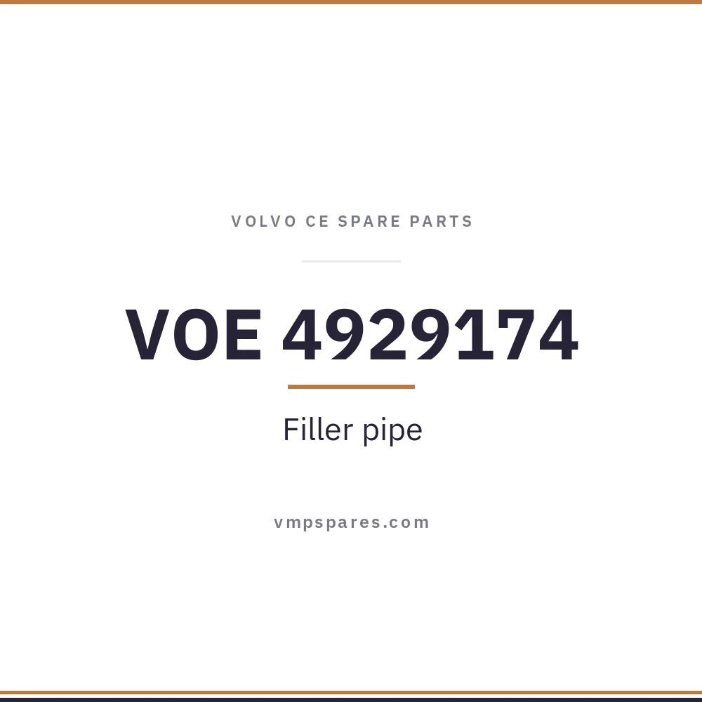 VOE 4929174 – Filler pipe