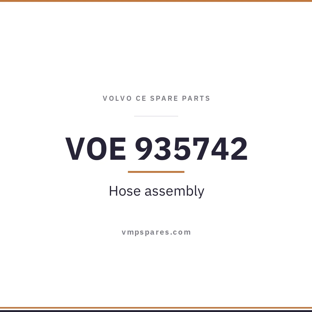 VOE 935742 – Hose assembly