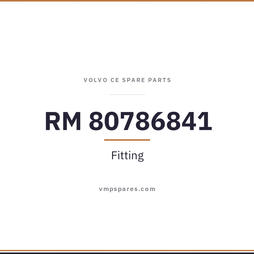 RM 80786841 – Fitting
