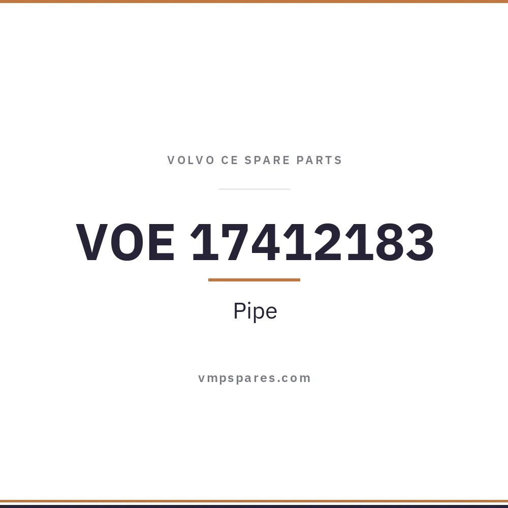 VOE 17412183 – Pipe