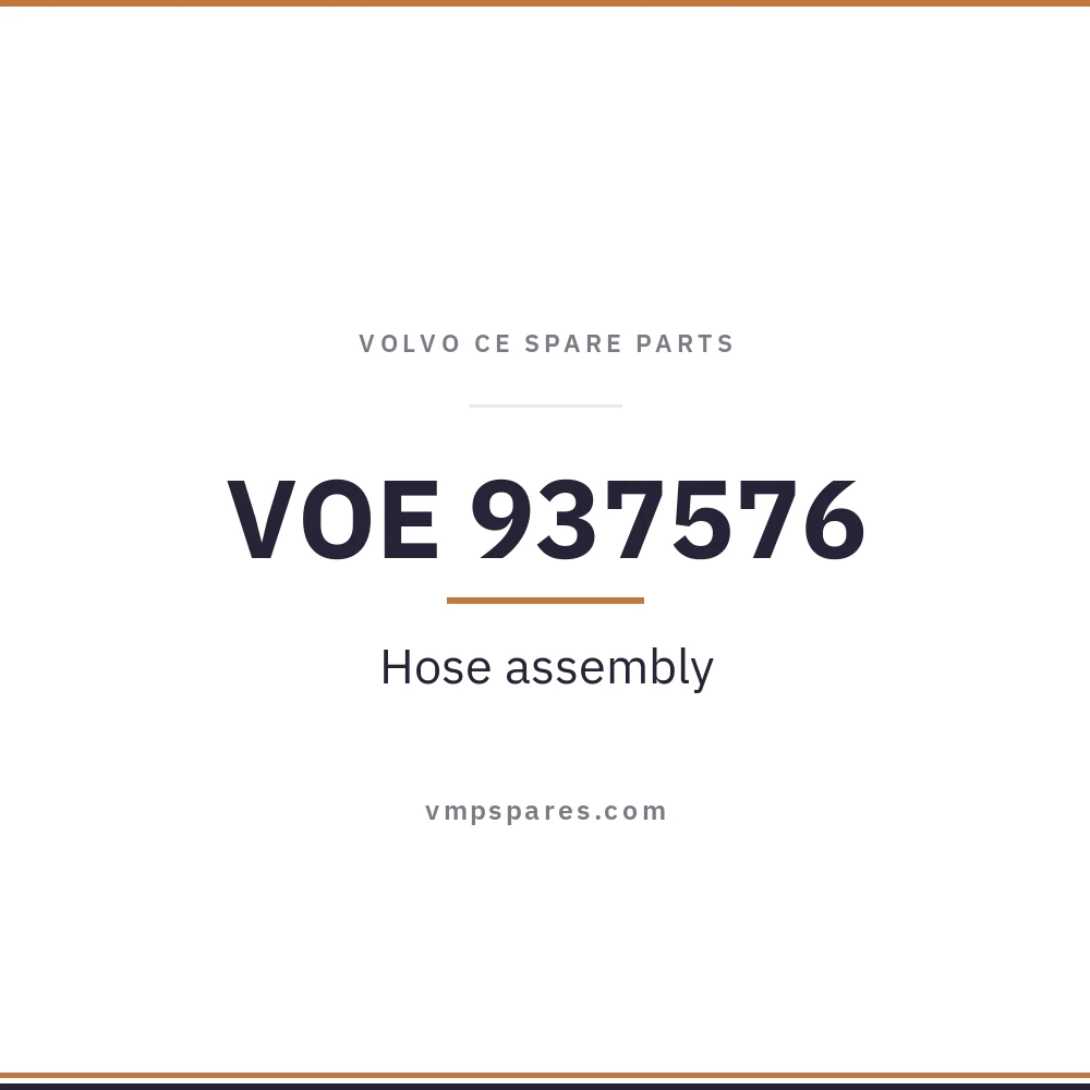 VOE 937576 – Hose assembly