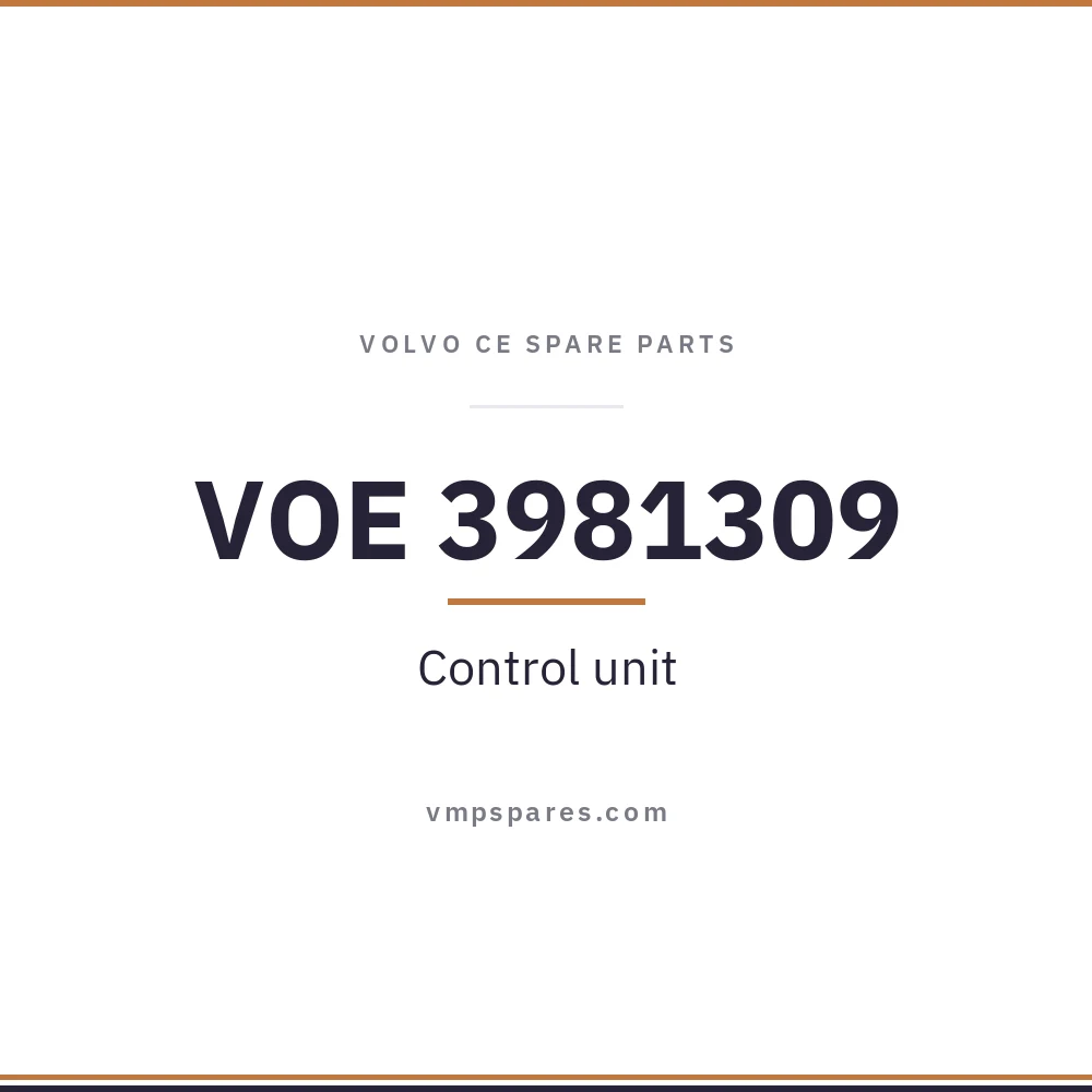 VOE 3981309 – Control unit