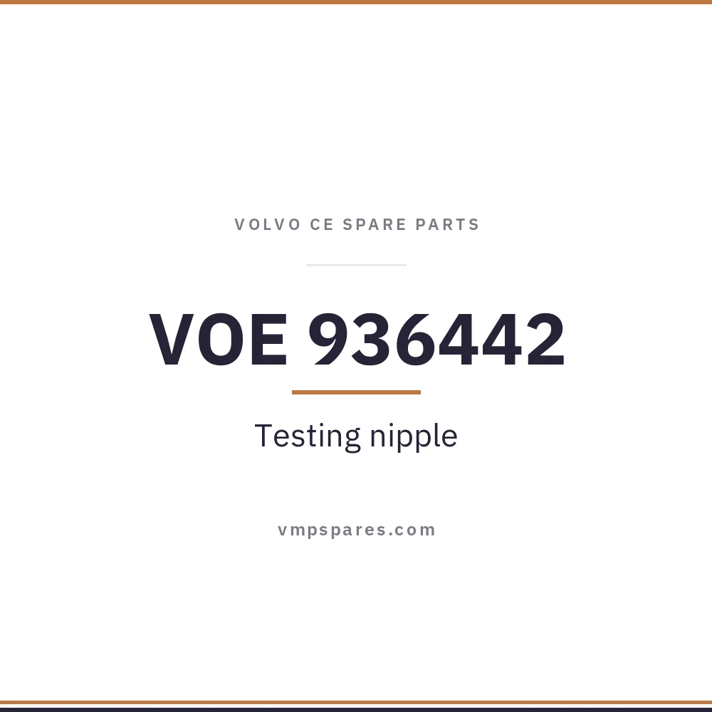 VOE 936442 – Testing nipple