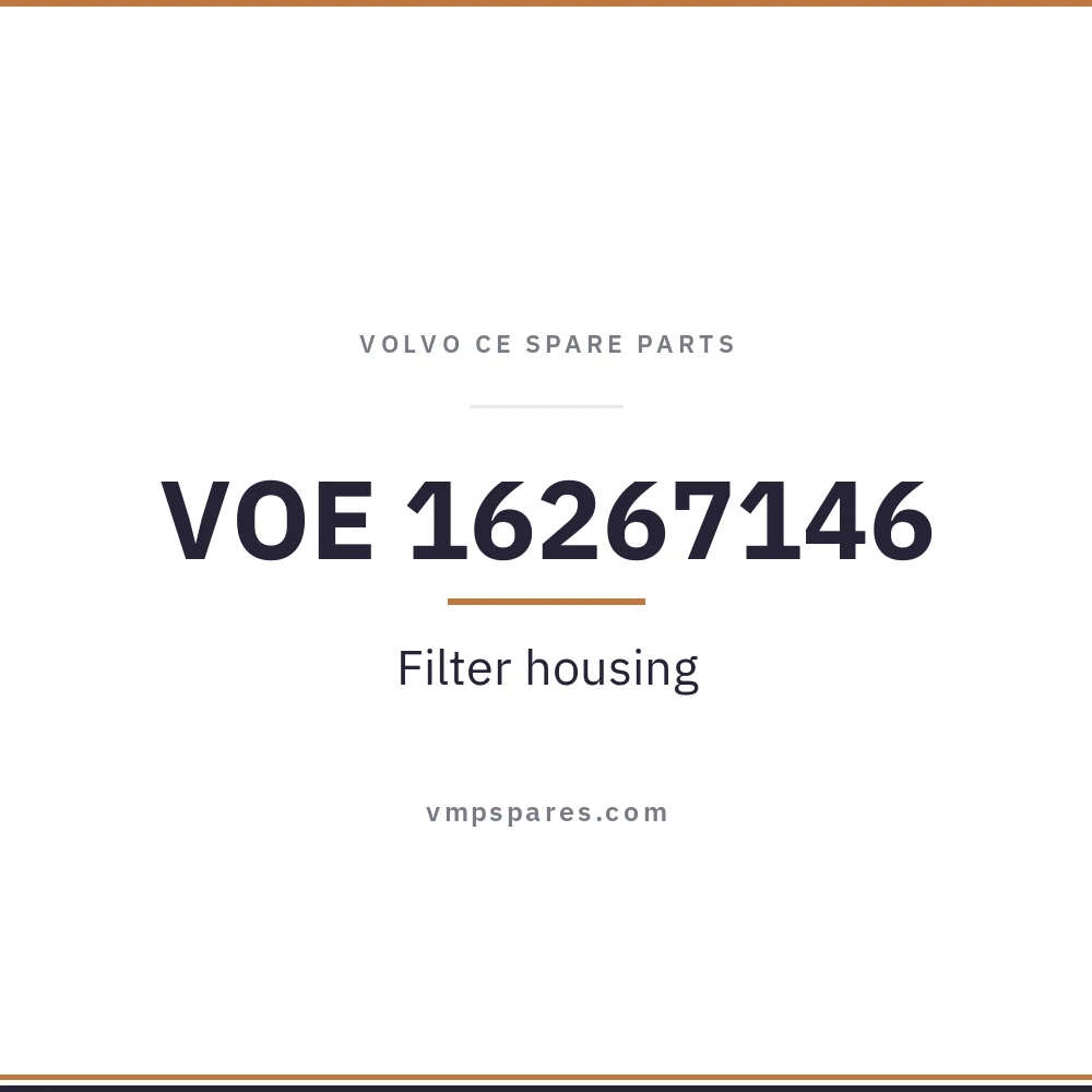 VOE 16267146 – Filter housing