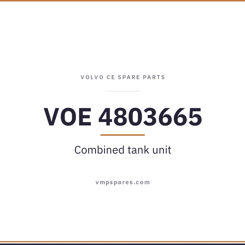 VOE 4803665 – Combined tank unit