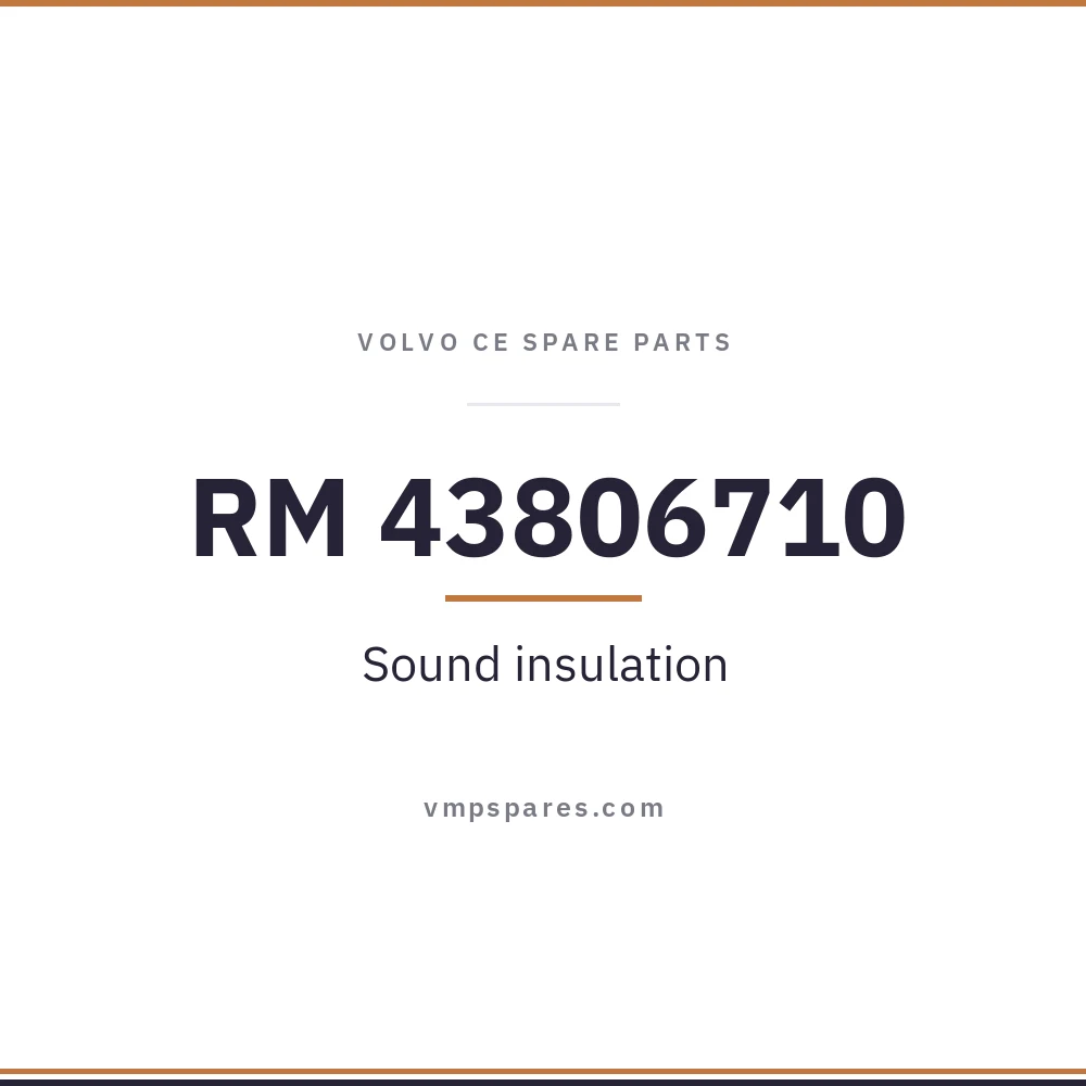 RM 43806710 – Sound insulation