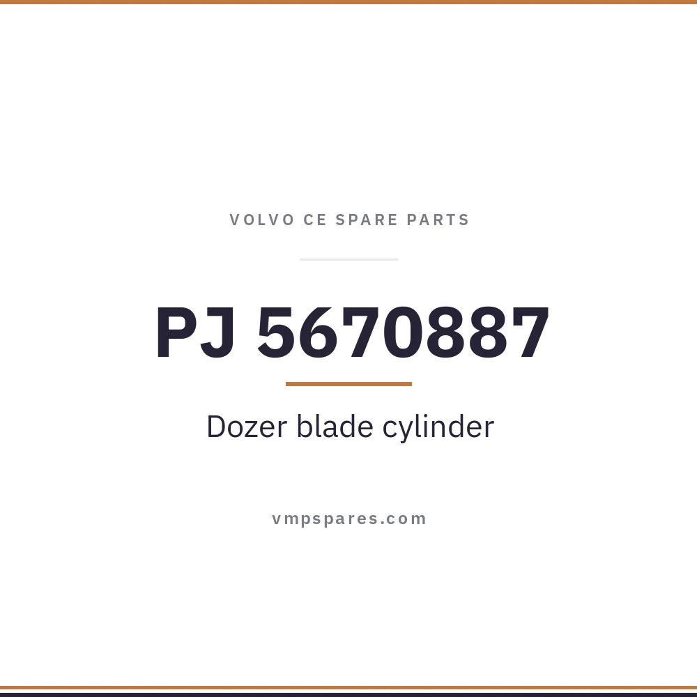 PJ 5670887 – Dozer blade cylinder