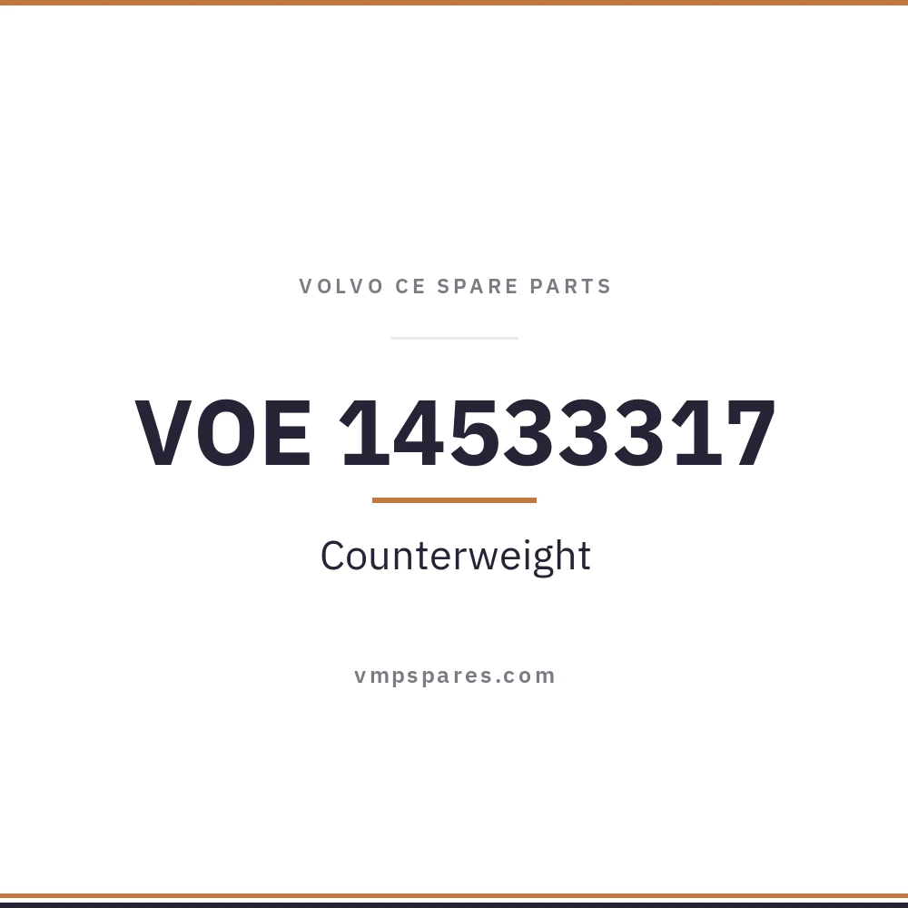 VOE 14533317 – Counterweight