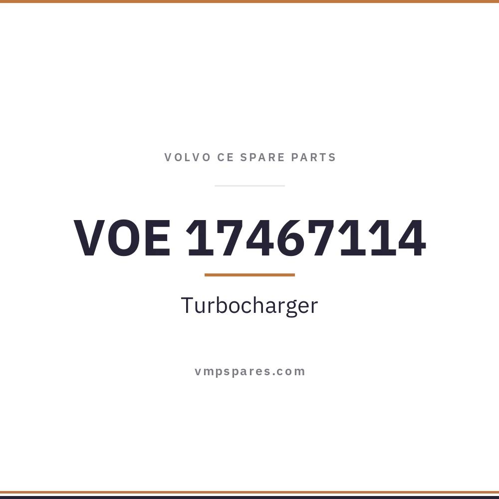 VOE 17467114 – Turbocharger