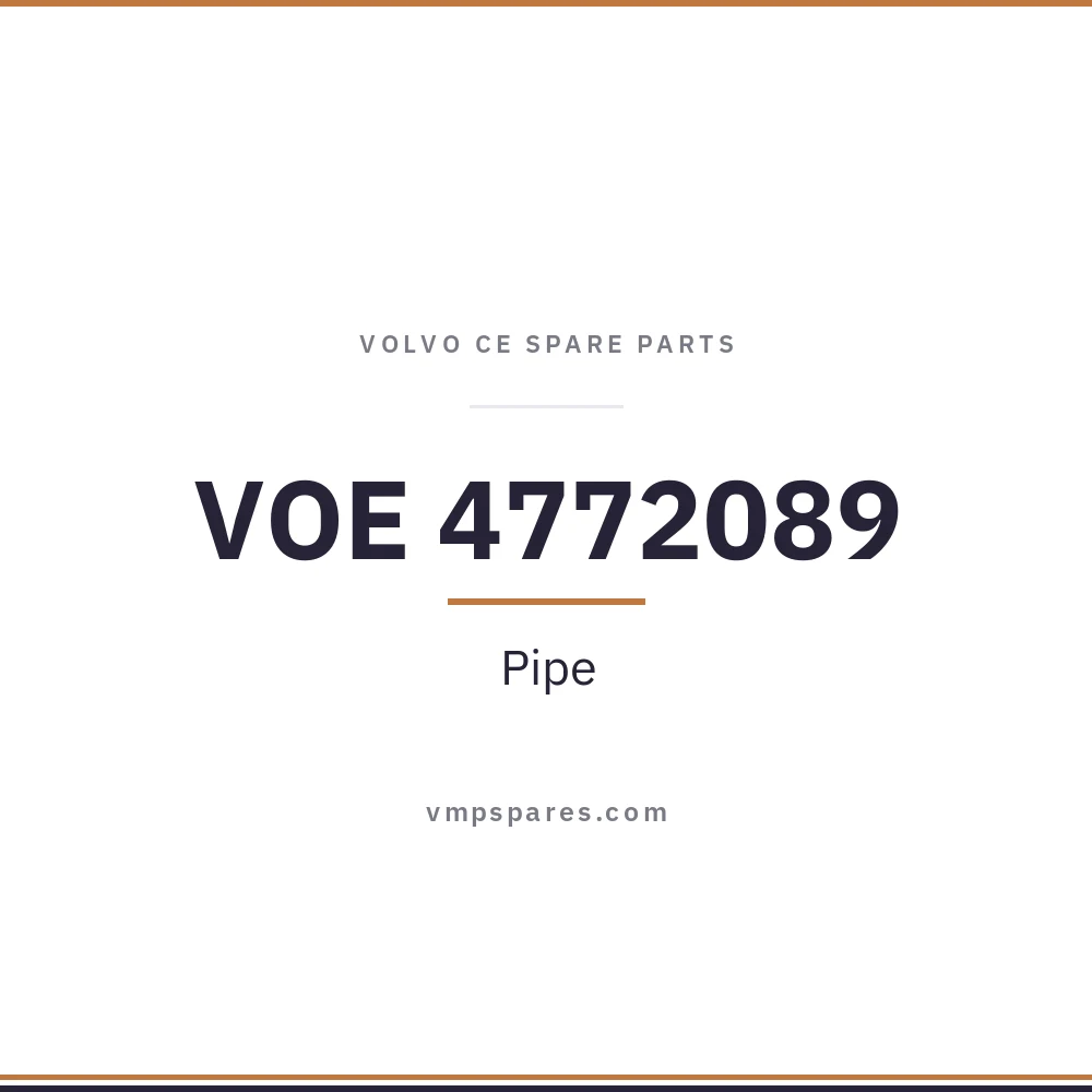 VOE 4772089 – Pipe