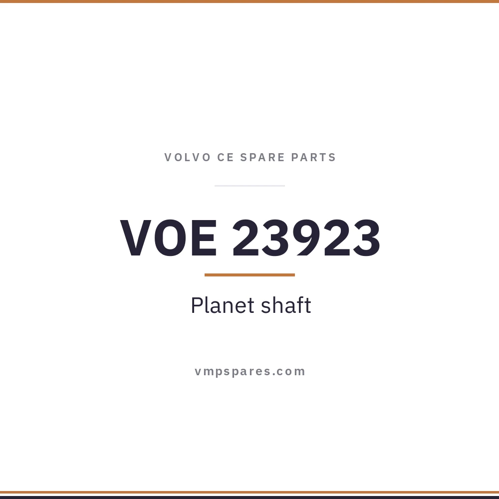 VOE 23923 – Planet shaft