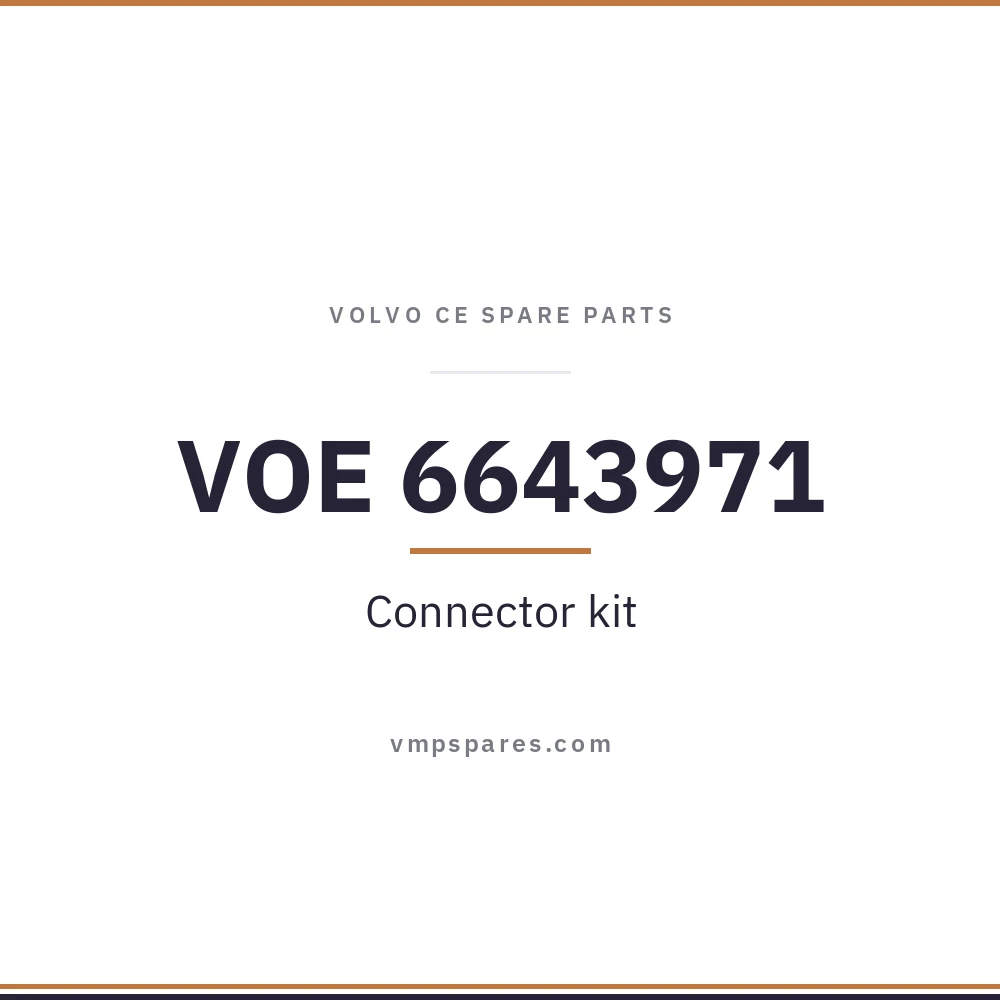 VOE 6643971 – Connector kit
