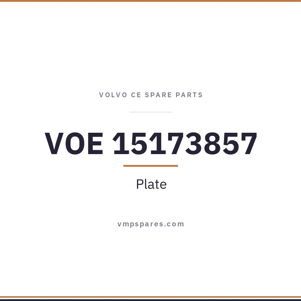 VOE 15173857 – Plate