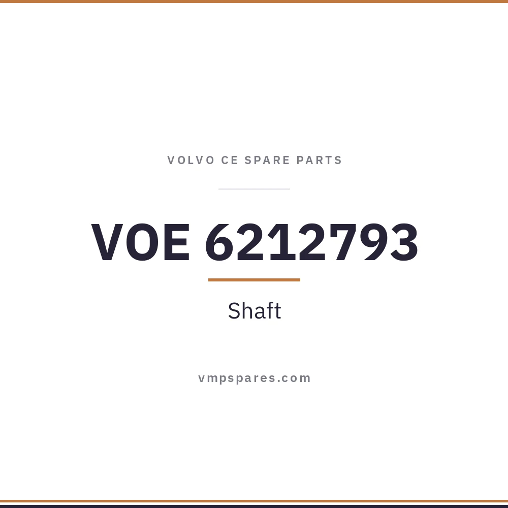 VOE 6212793 – Shaft