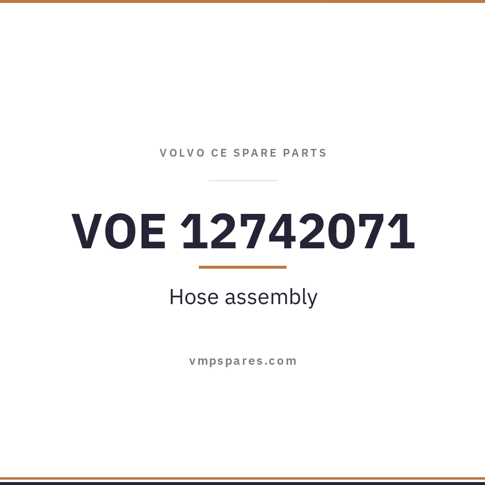VOE 12742071 – Hose assembly