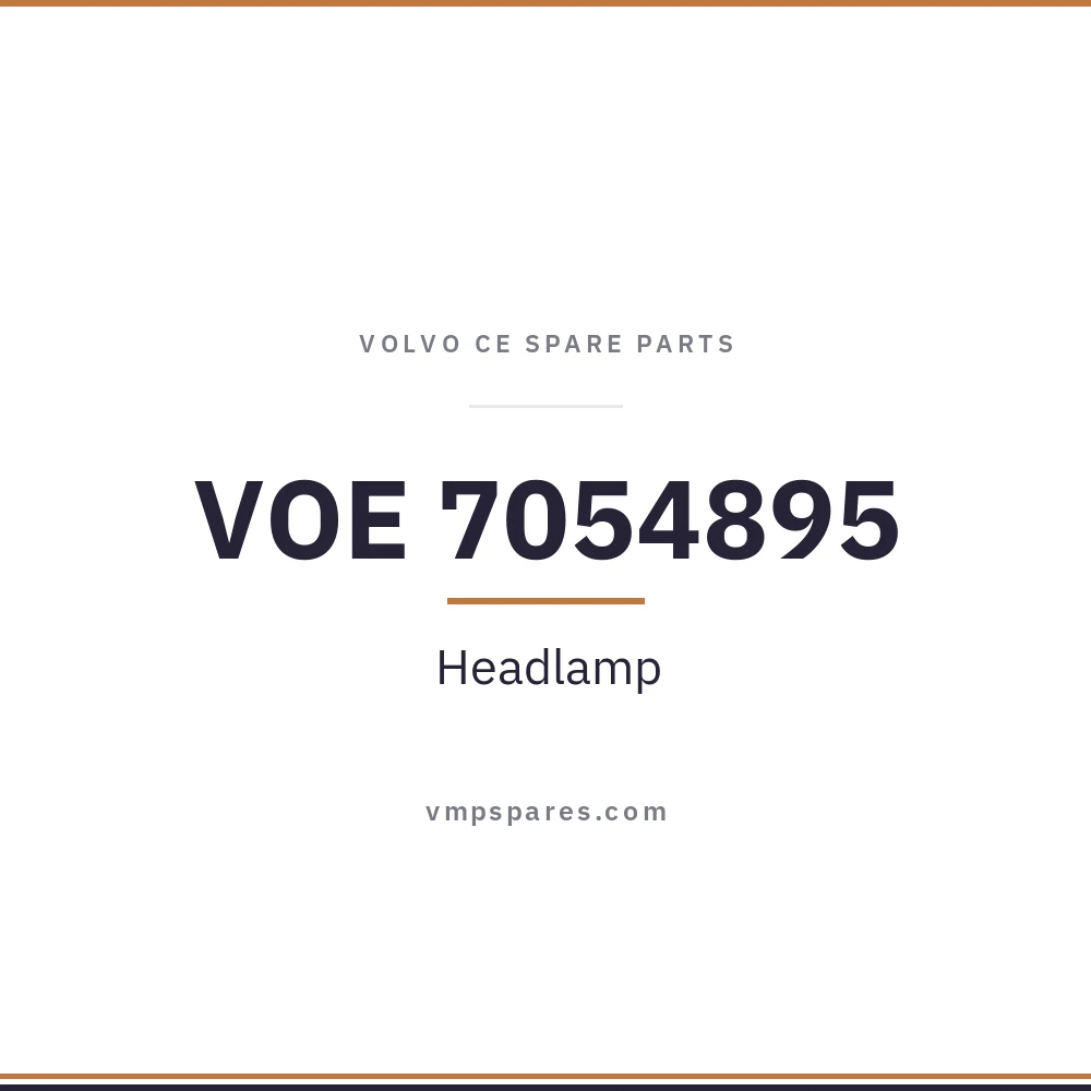 VOE 7054895 – Headlamp