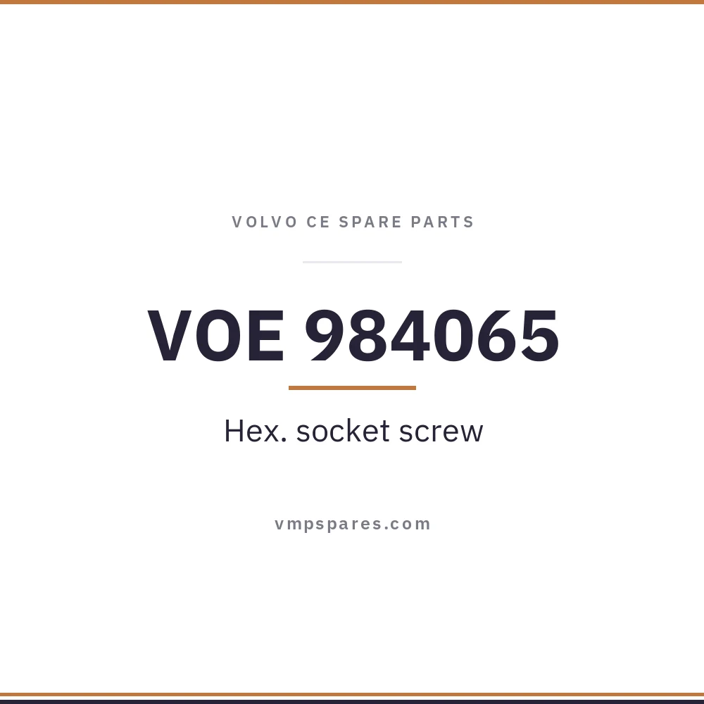 VOE 984065 – Hex. socket screw