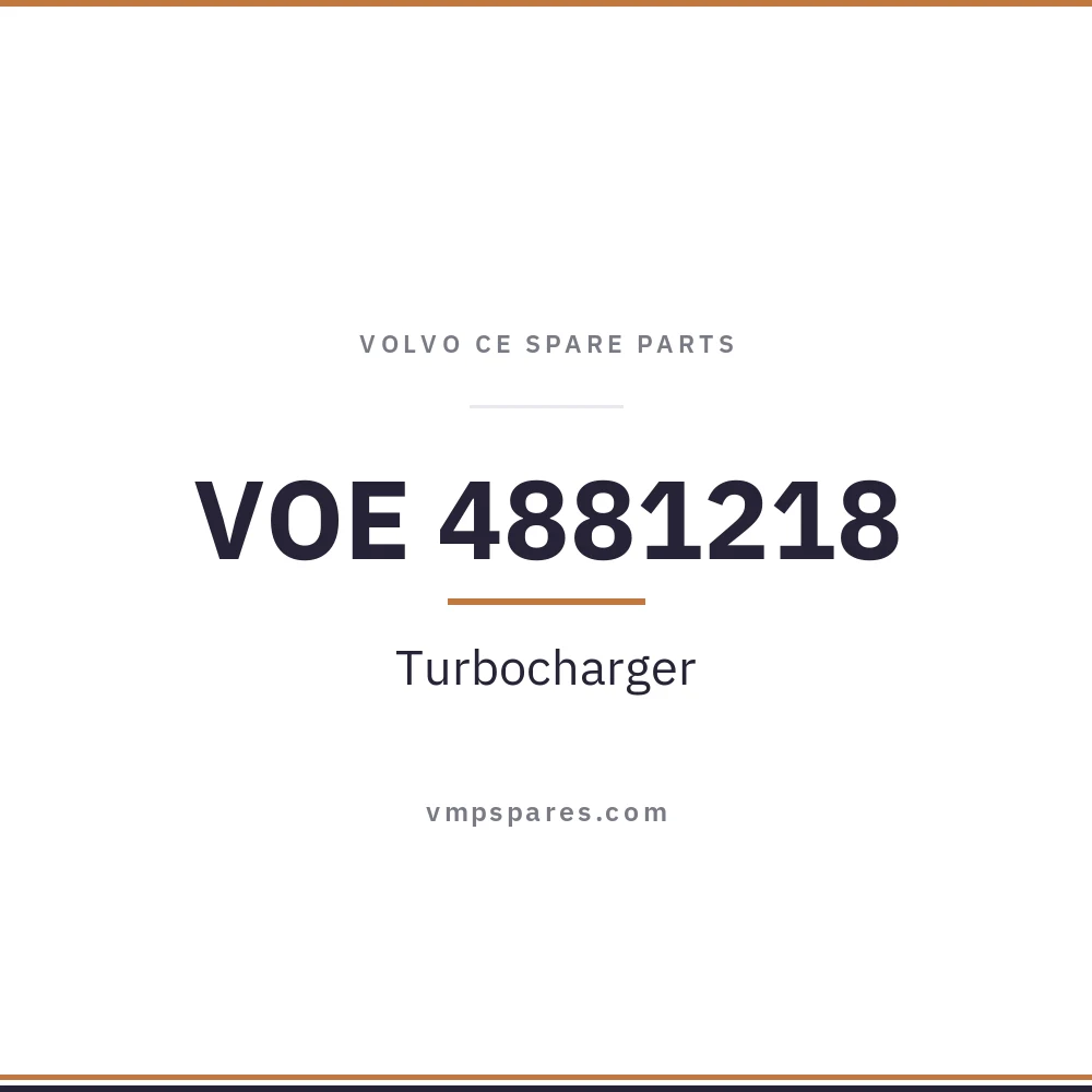 VOE 4881218 – Turbocharger