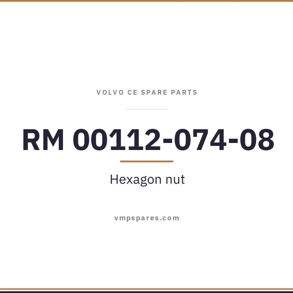 RM 00112-074-08 – Hexagon nut