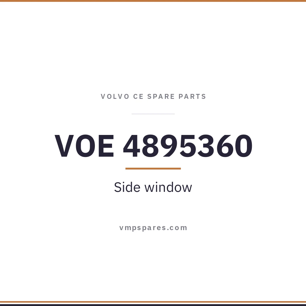 VOE 4895360 – Side window