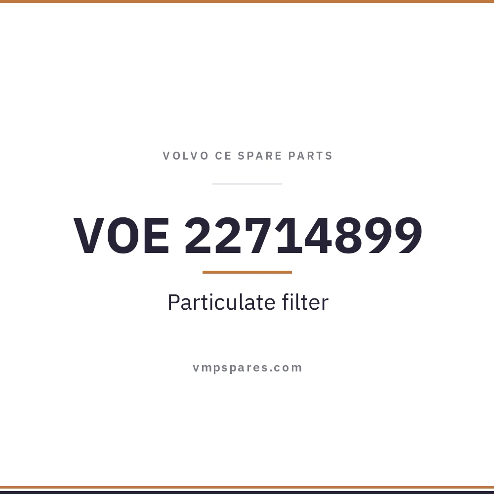 VOE 22714899 – Particulate filter