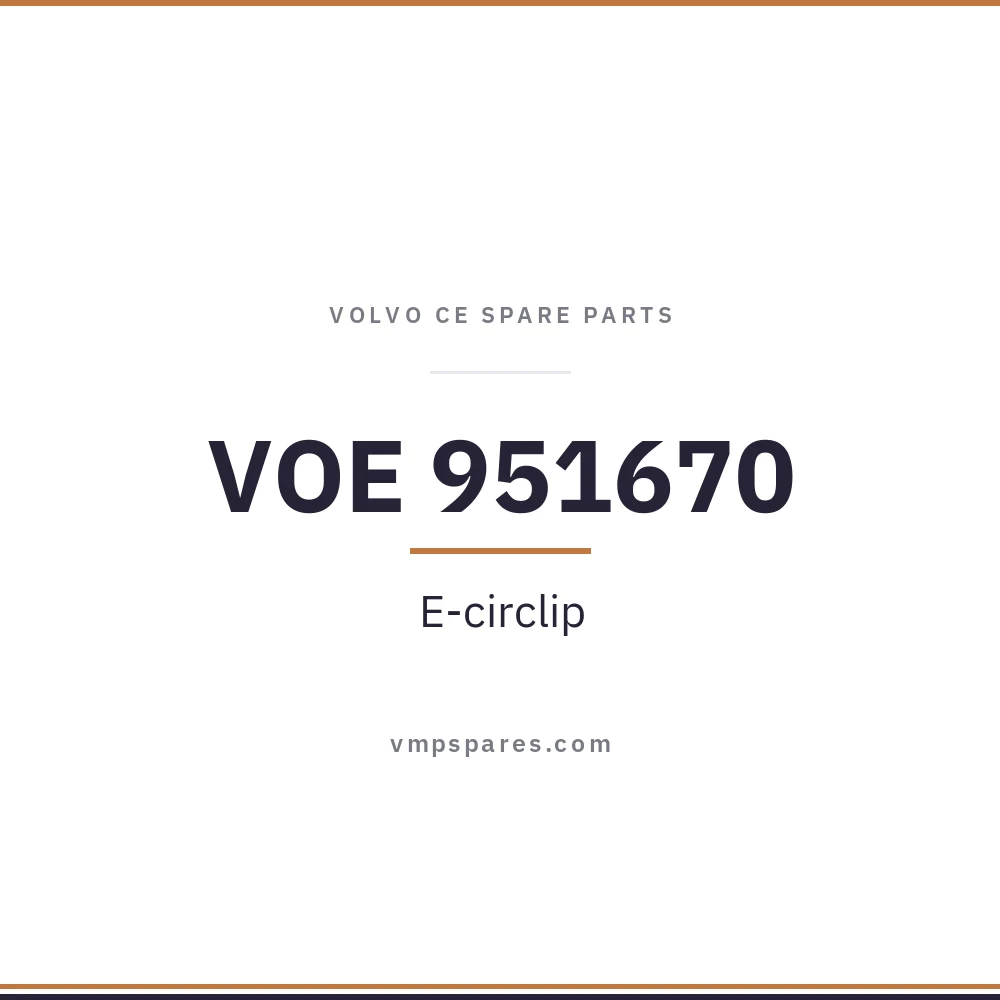 VOE 951670 – E-circlip