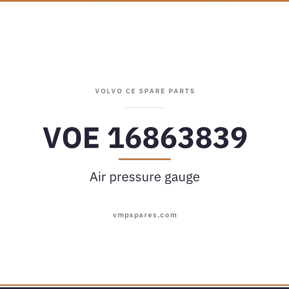 VOE 16863839 – Air pressure gauge