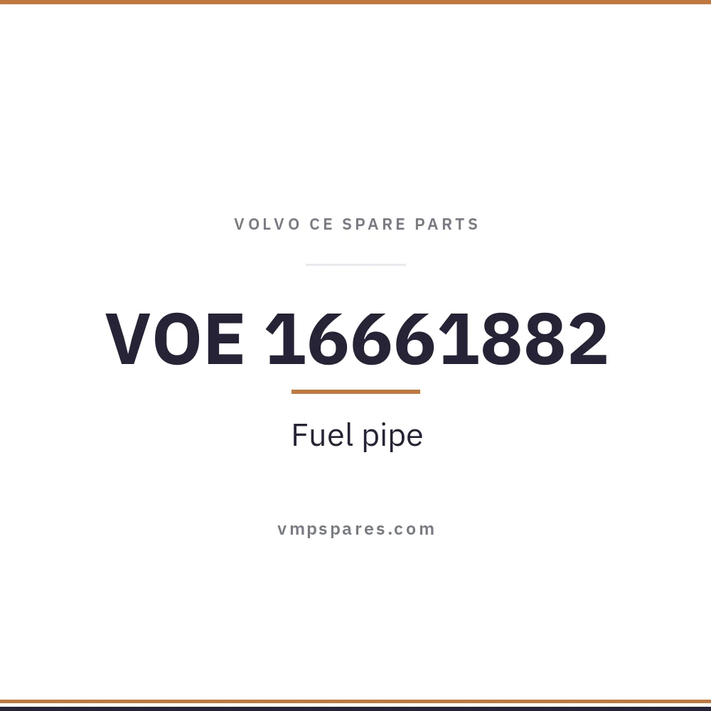 VOE 16661882 – Fuel pipe