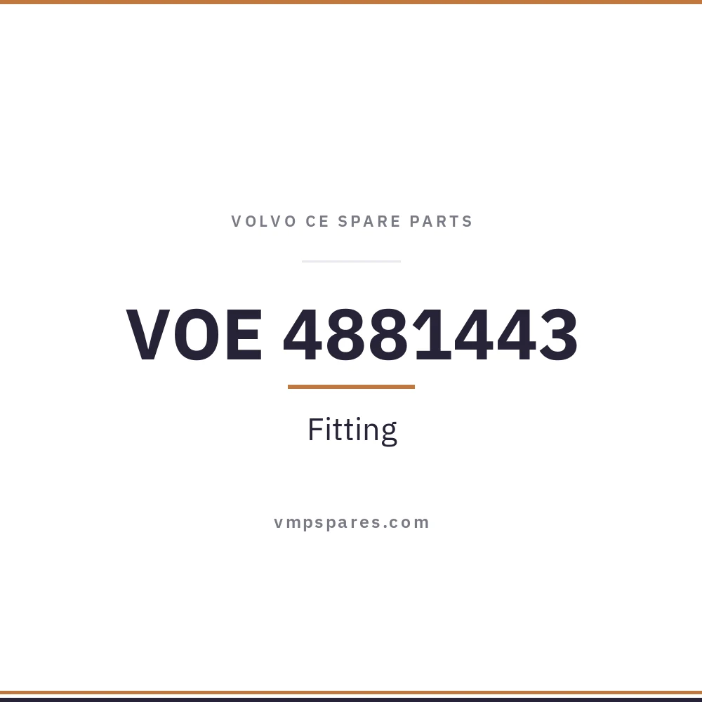 VOE 4881443 – Fitting