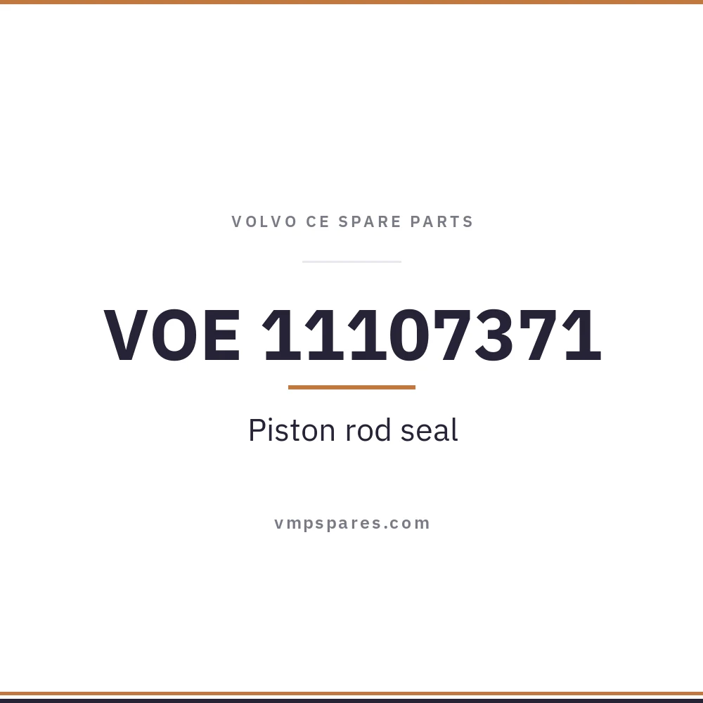VOE 11107371 – Piston rod seal