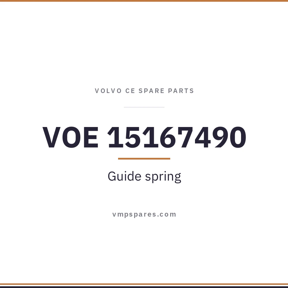 VOE 15167490 – Guide spring
