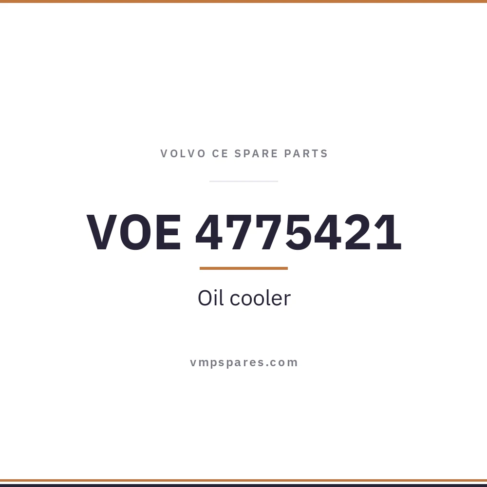 VOE 4775421 – Oil cooler