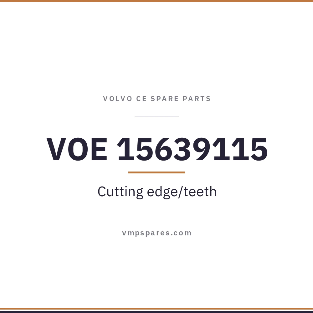 VOE 15639115 – Cutting edge/teeth