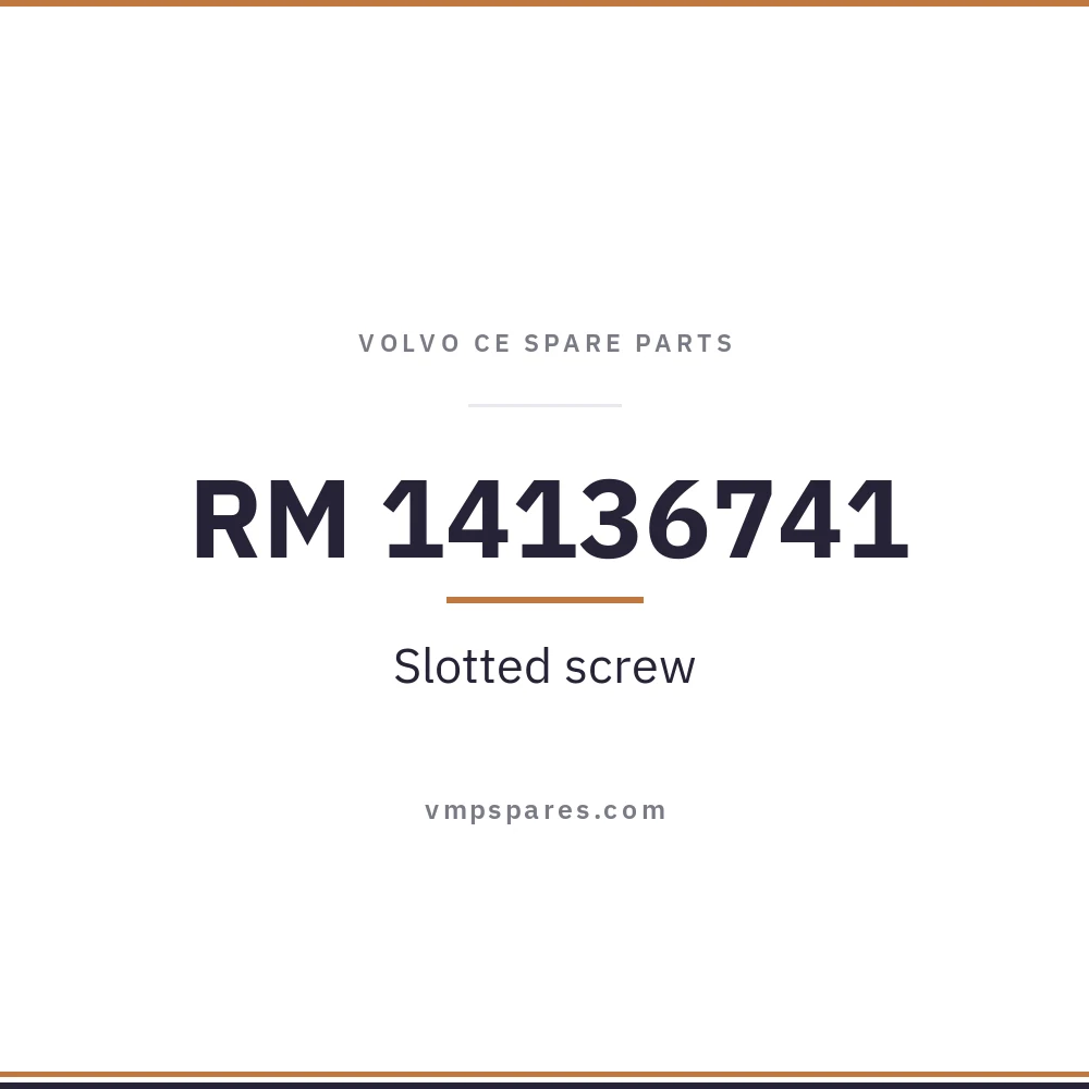 RM 14136741 – Slotted screw
