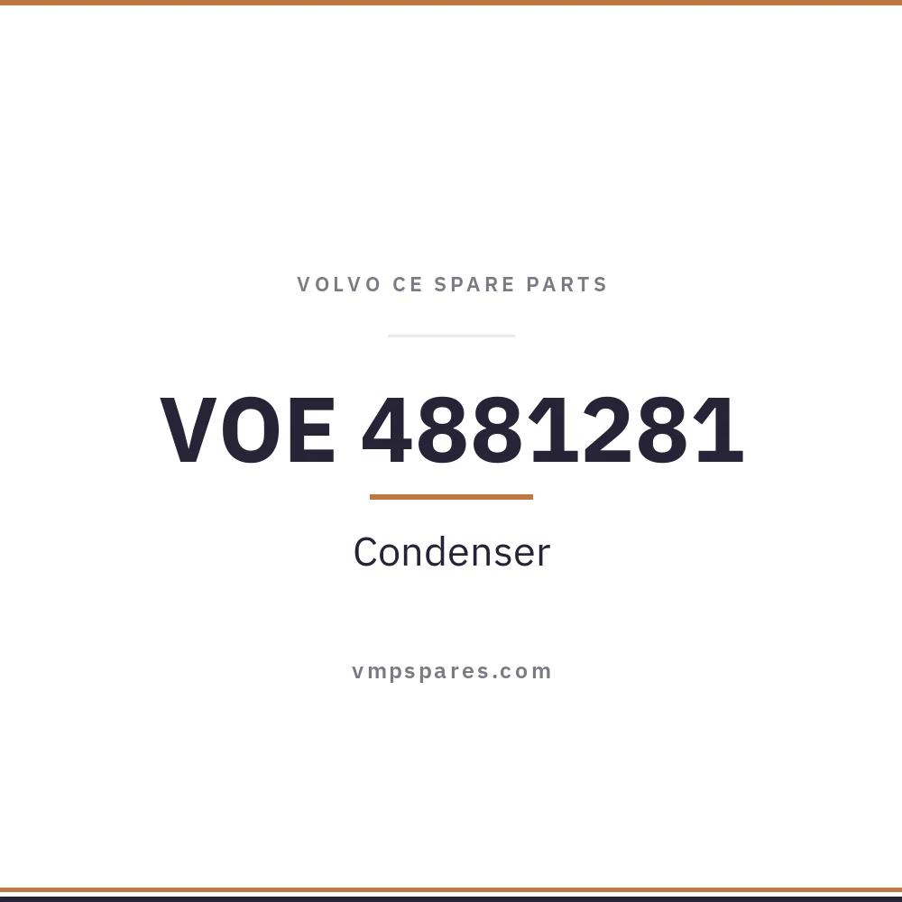VOE 4881281 – Condenser